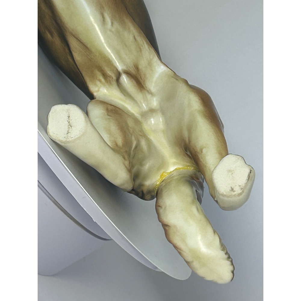 Vintage Ceramic German Shepherd Dog Figurine Made in Japan Hand Painted Repaired - Picture 3 of 16